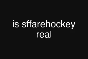 is sffarehockey real