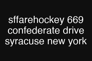 sffarehockey 669 confederate drive syracuse new york