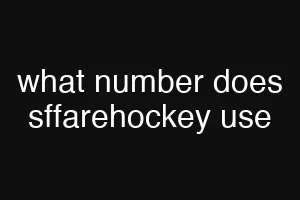 what number does sffarehockey use